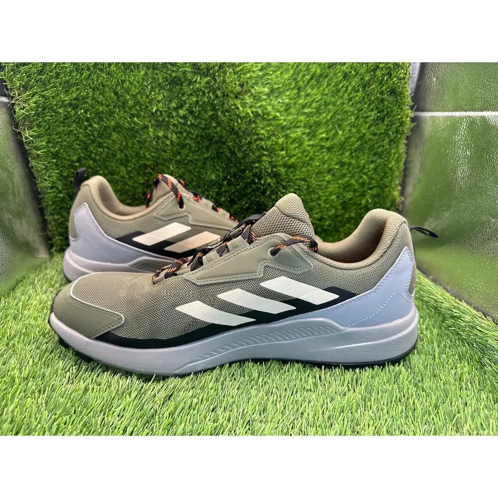 Adidas Terrex Anylander ID0894 Athletic Sneaker Men's 12 Green Textile Hiking